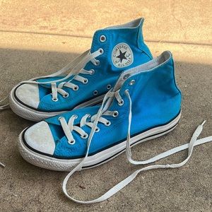 Blue converse 9w/m7